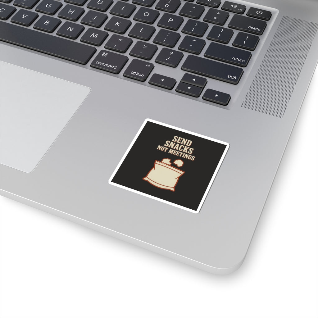 Send Snacks Not Meetings Sticker