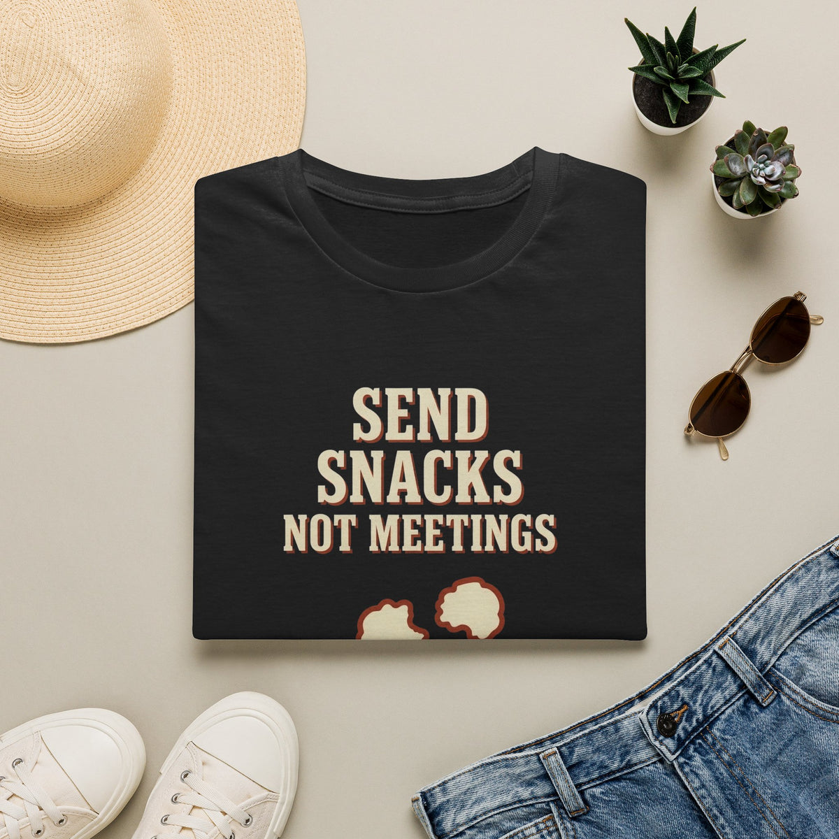 Send Snacks Not Meetings T-Shirt