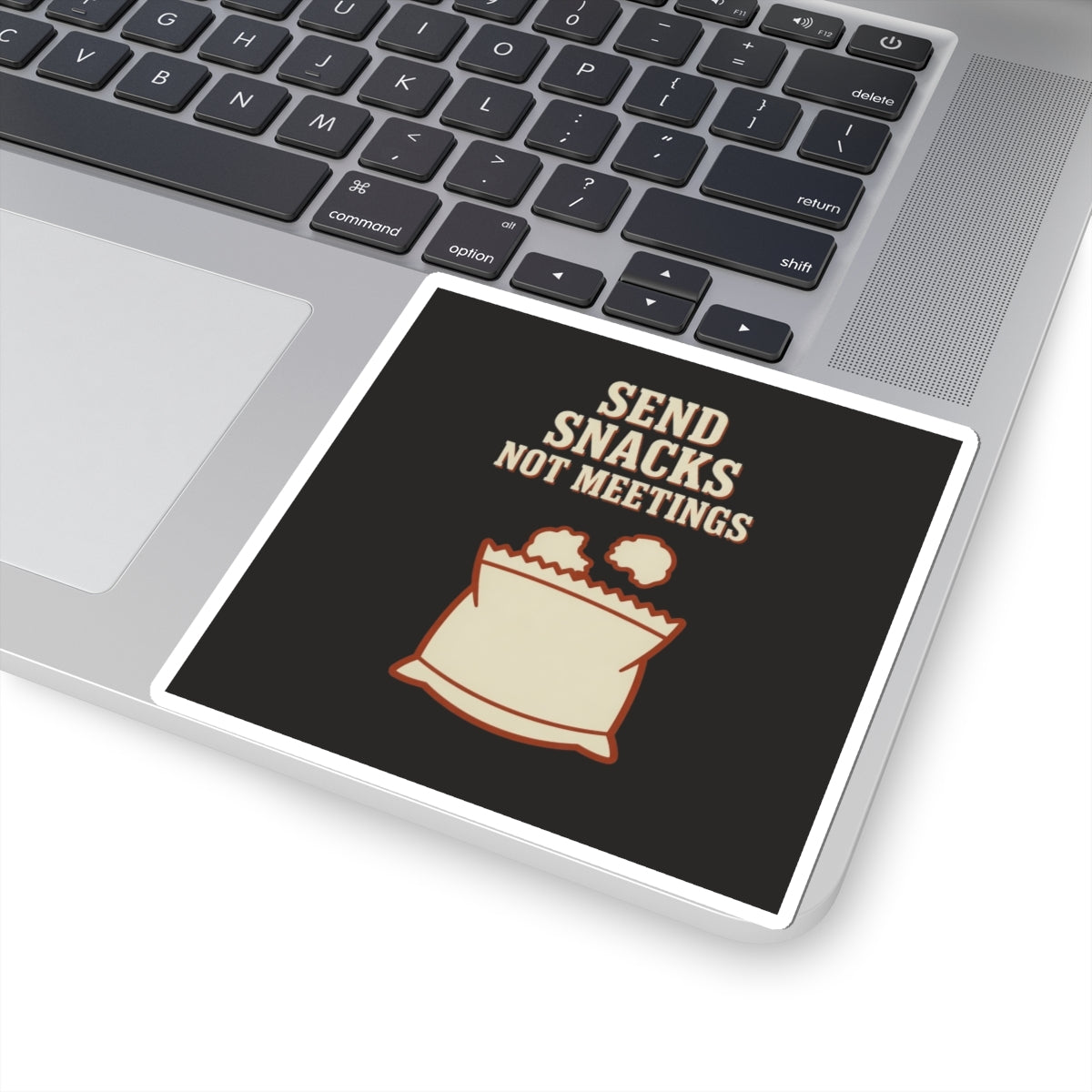 Send Snacks Not Meetings Sticker
