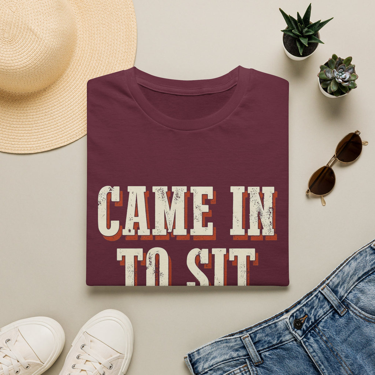 Came In To Sit On Mute T-Shirt