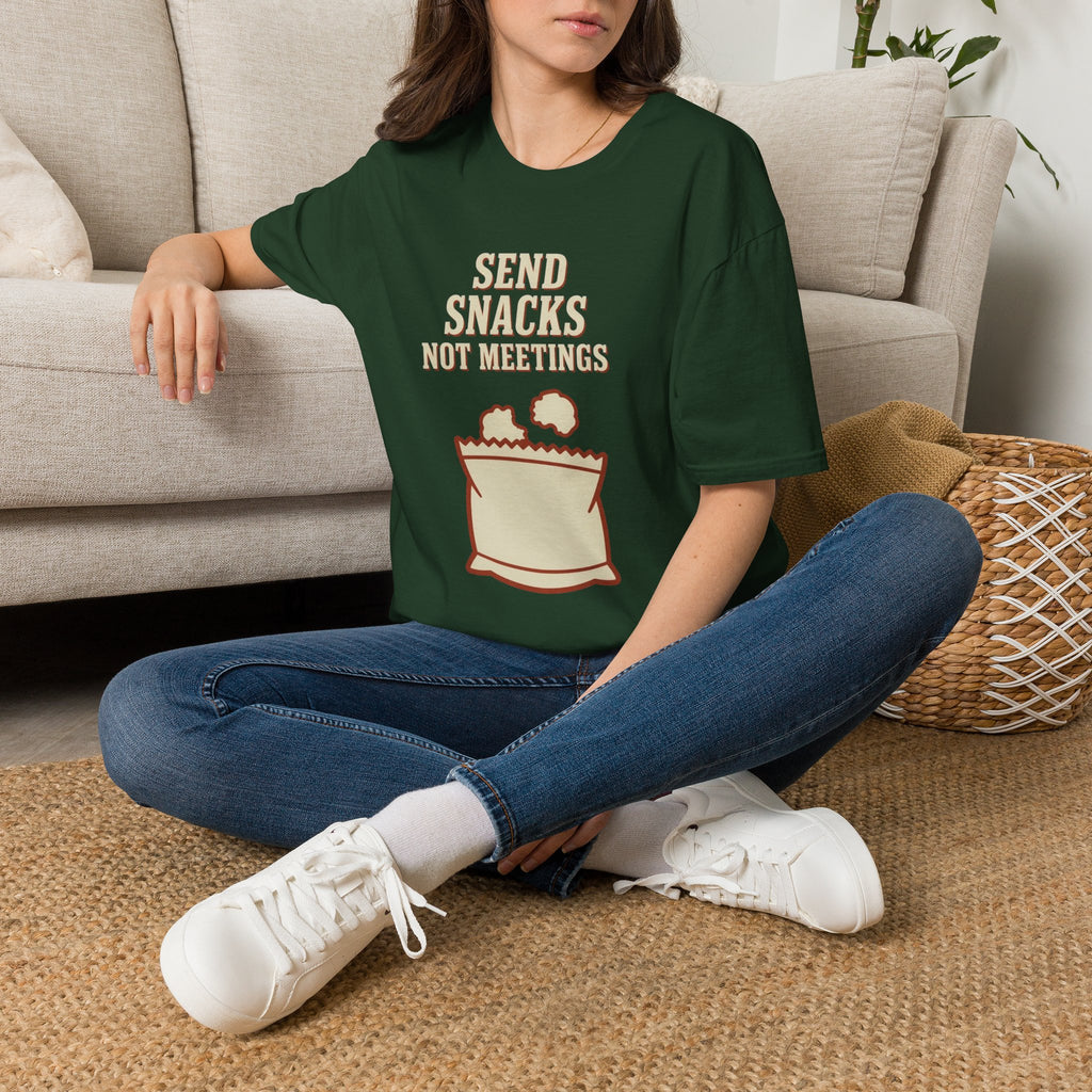 Send Snacks Not Meetings T-Shirt