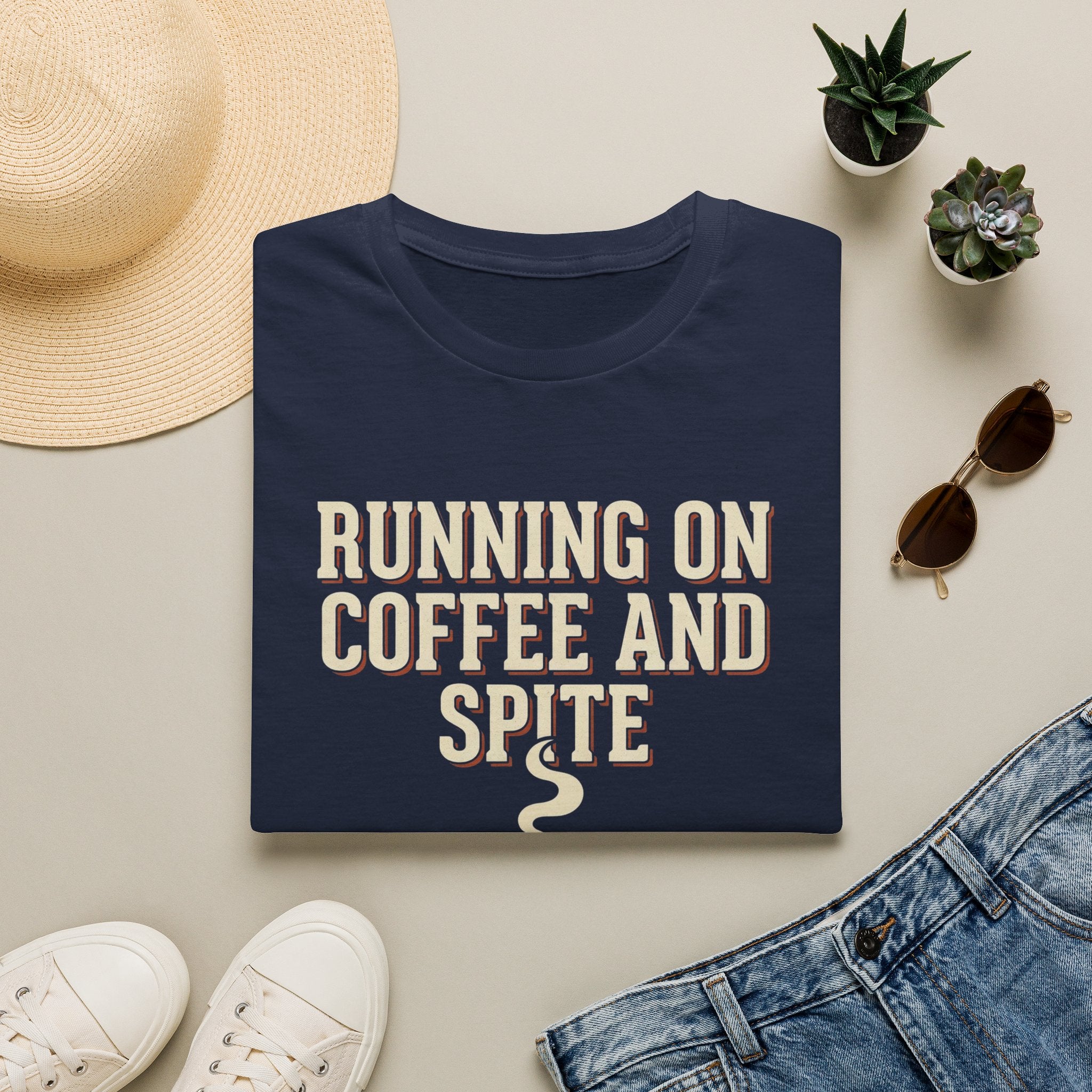 Running On Coffee And Spite T-Shirt