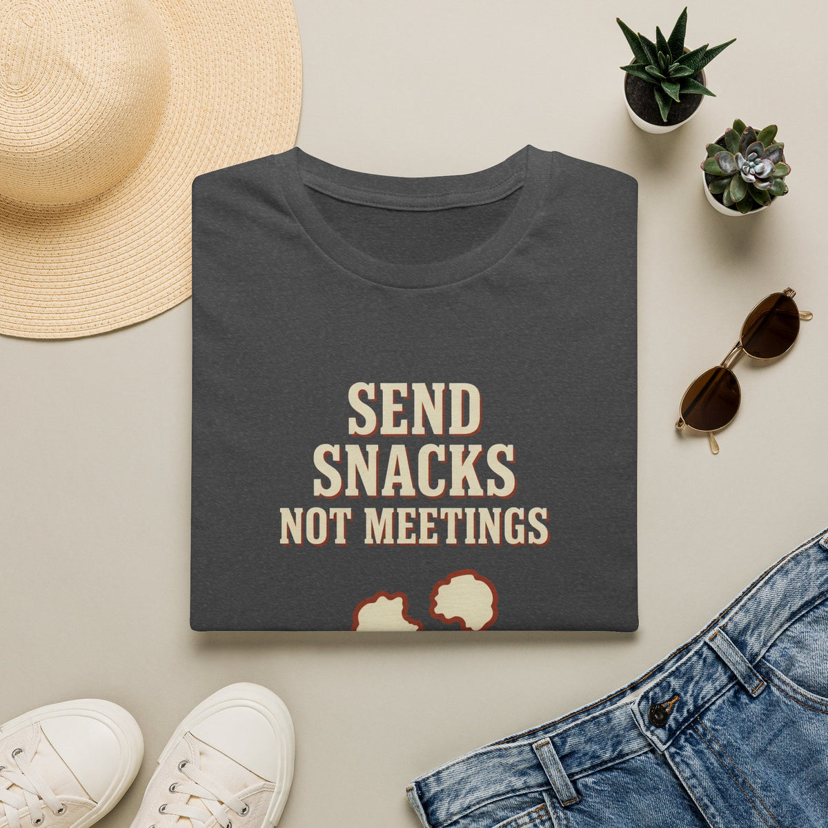 Send Snacks Not Meetings T-Shirt
