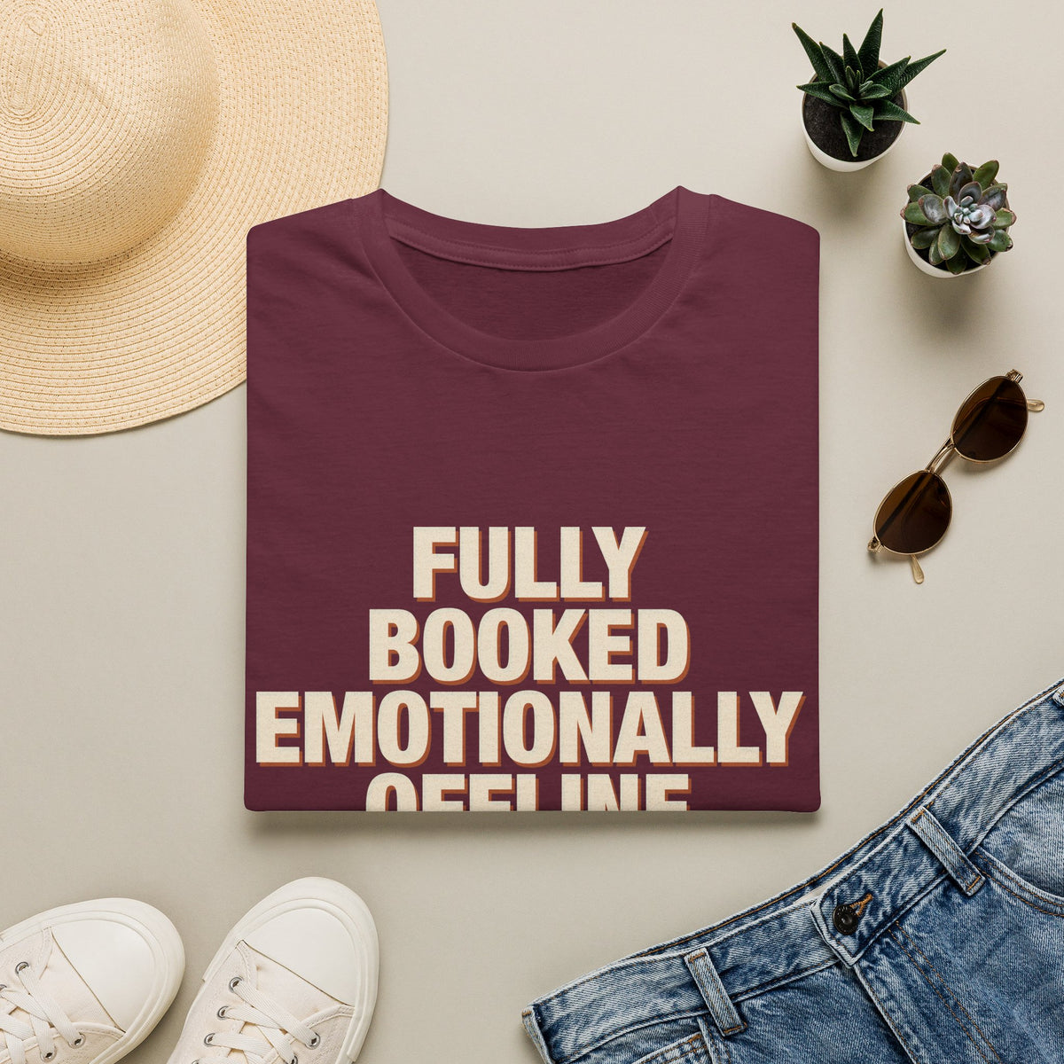 Fully Booked Emotionally Offline T-Shirt