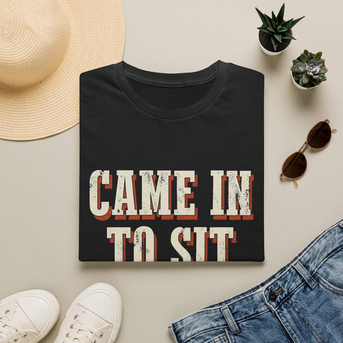 Came In To Sit On Mute T-Shirt
