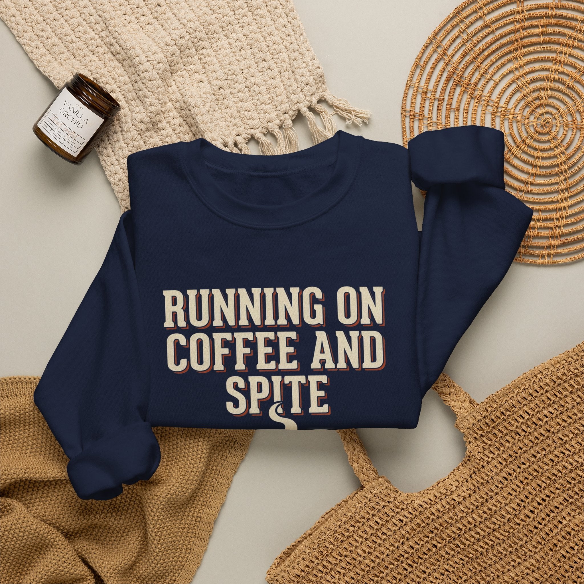Running On Coffee And Spite Sweatshirt