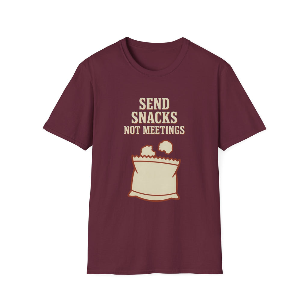 Send Snacks Not Meetings T-Shirt