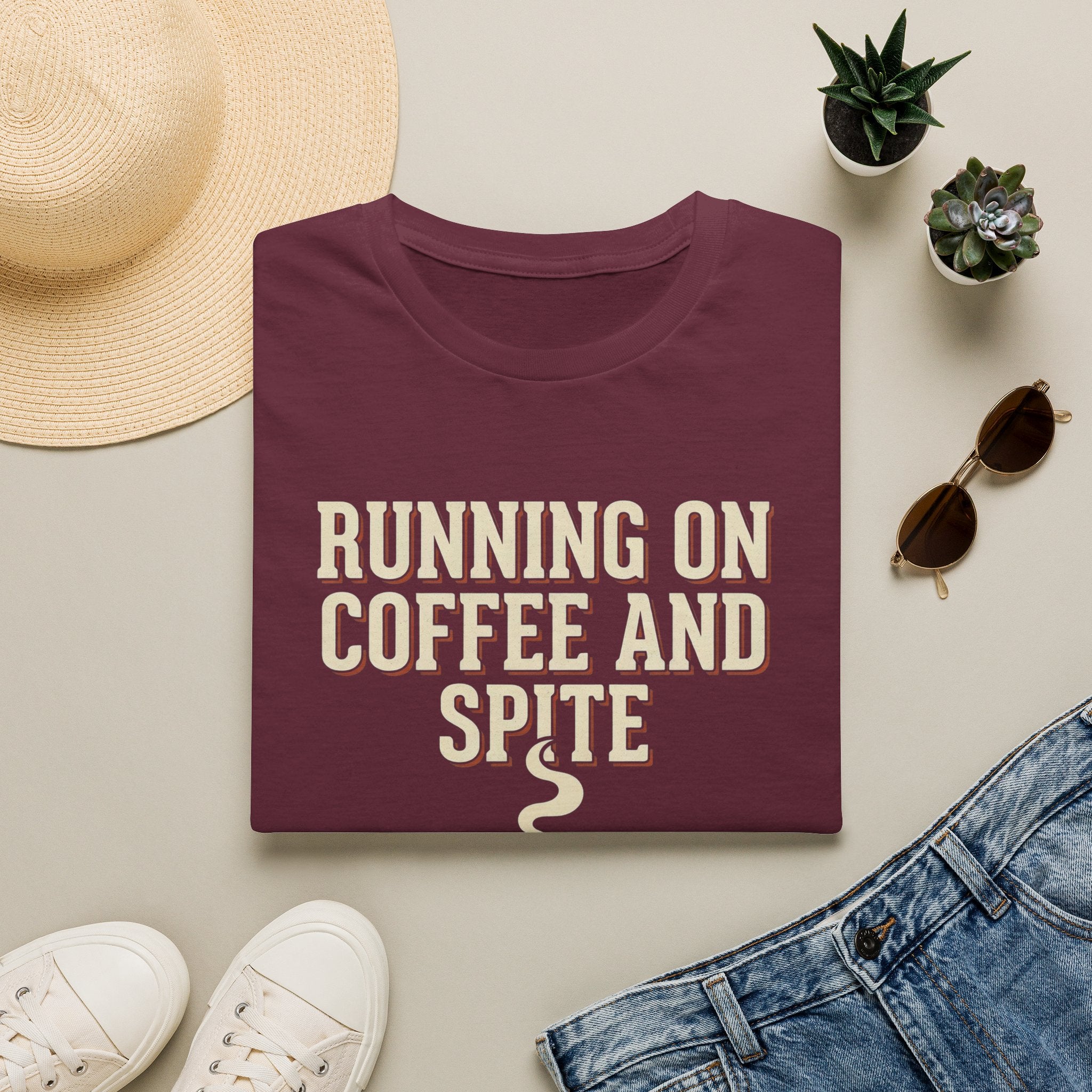 Running On Coffee And Spite T-Shirt
