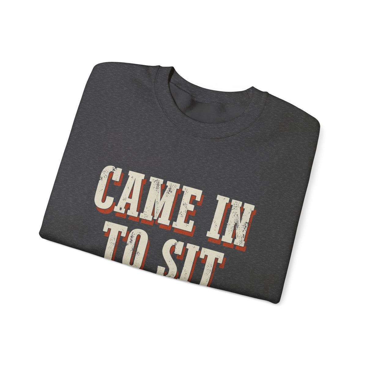 Came In To Sit On Mute Sweatshirt
