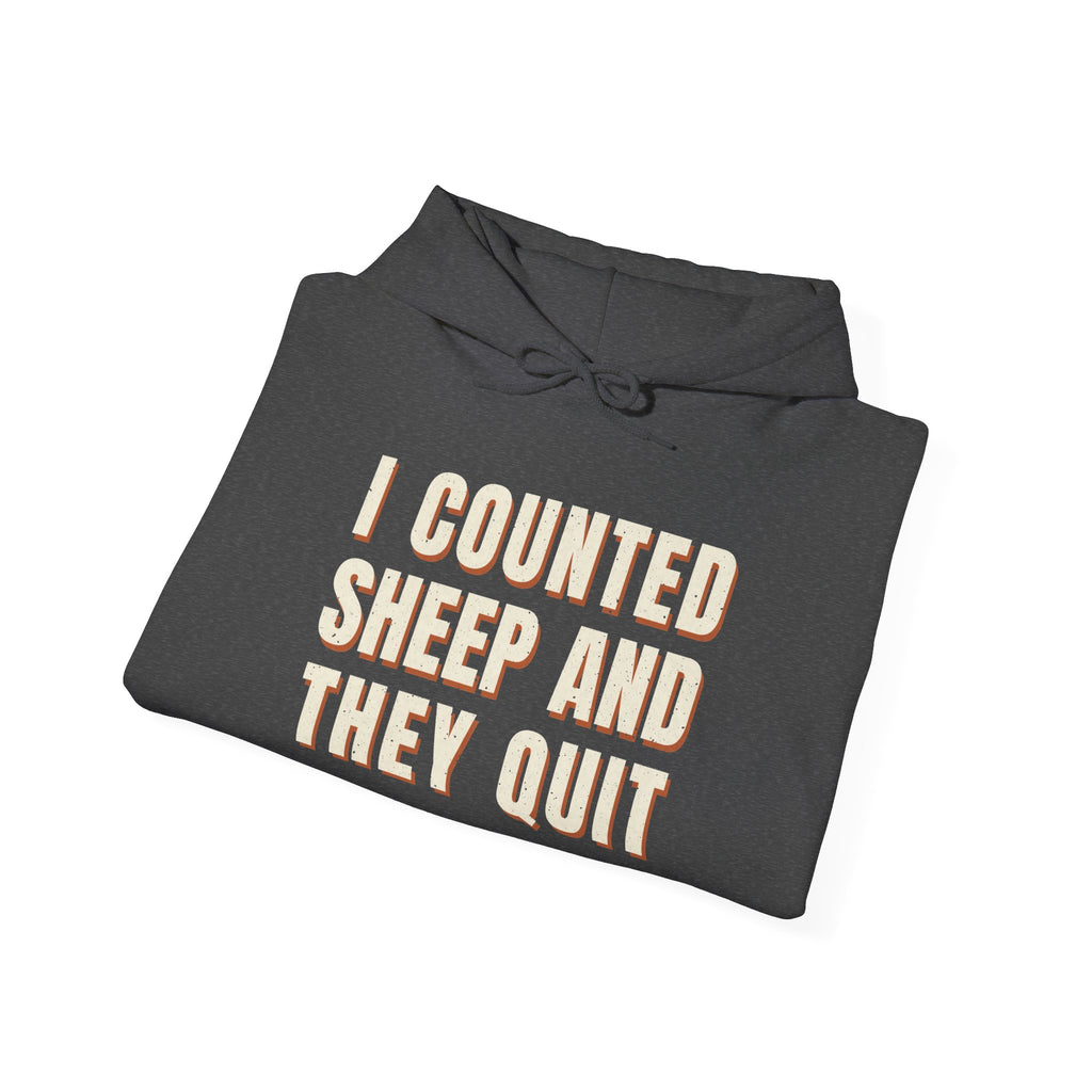 I Counted Sheep And They Quit Hoodie