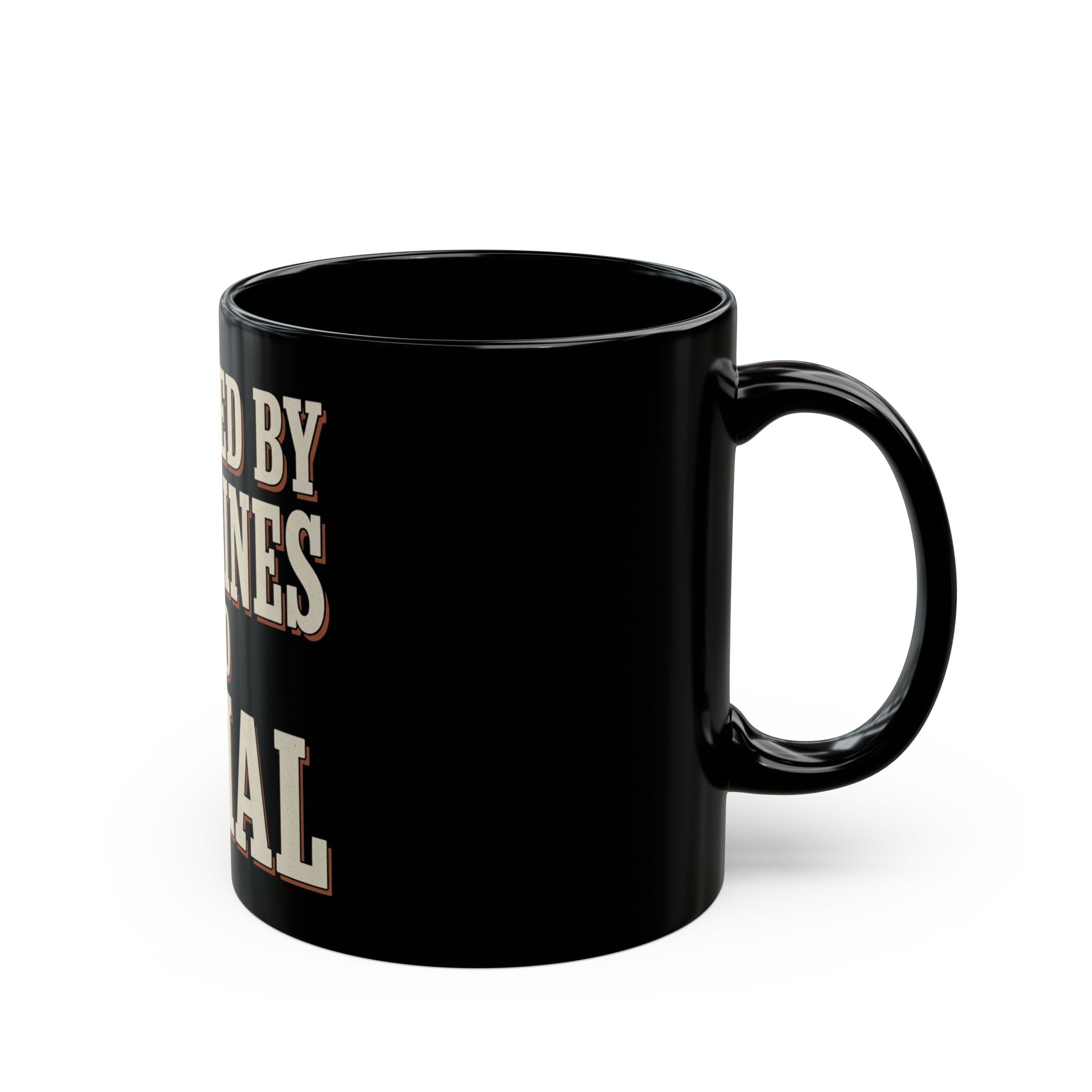 Powered By Deadlines And Denial Mug