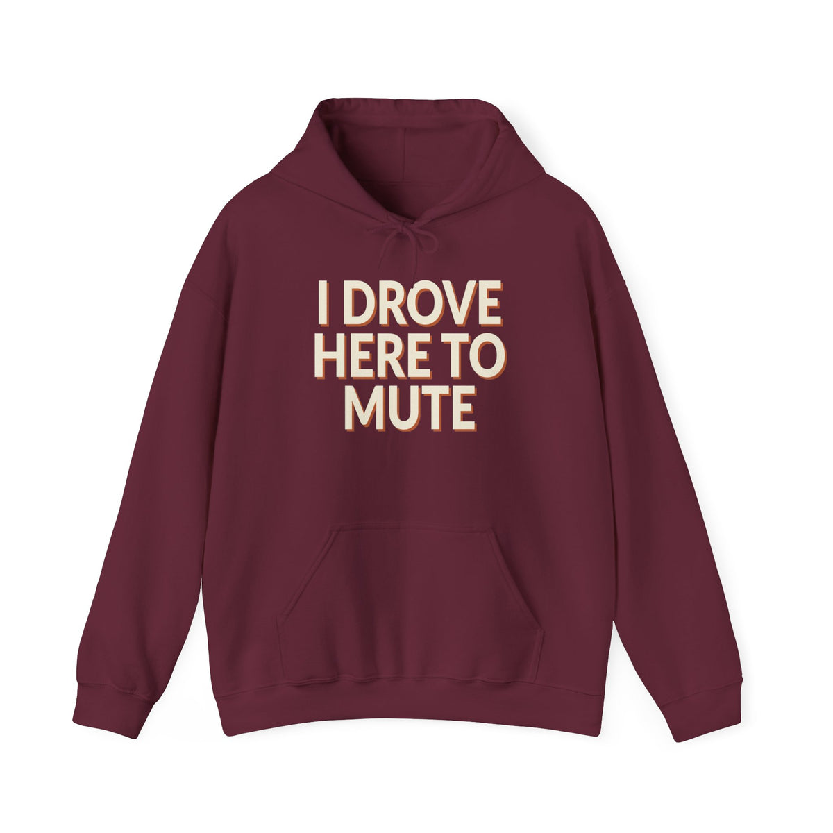 I Drove Here To Mute Hoodie