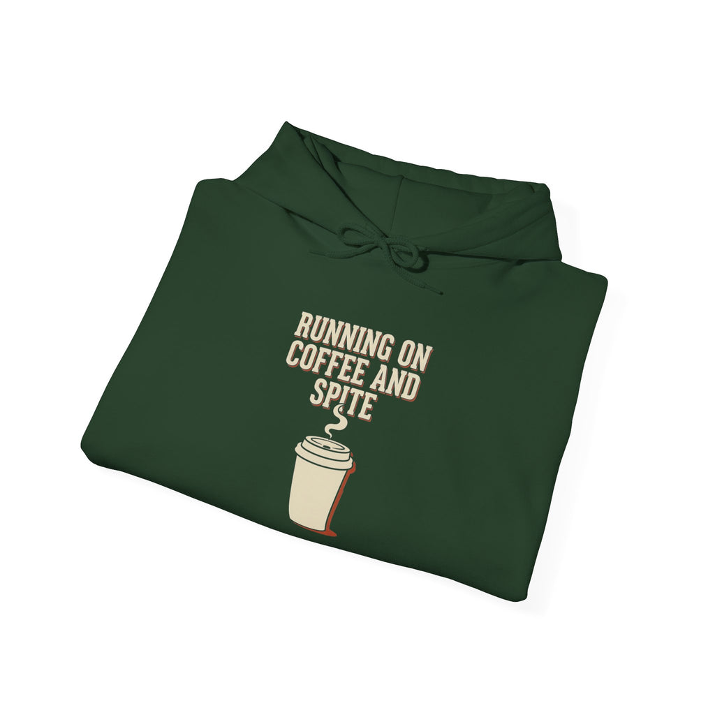 Running On Coffee And Spite Hoodie