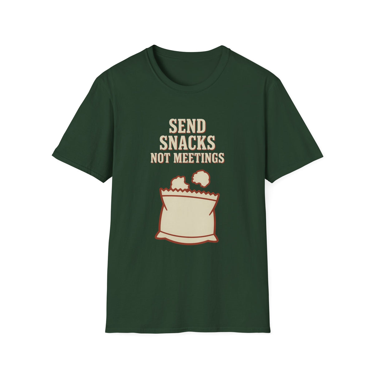 Send Snacks Not Meetings T-Shirt