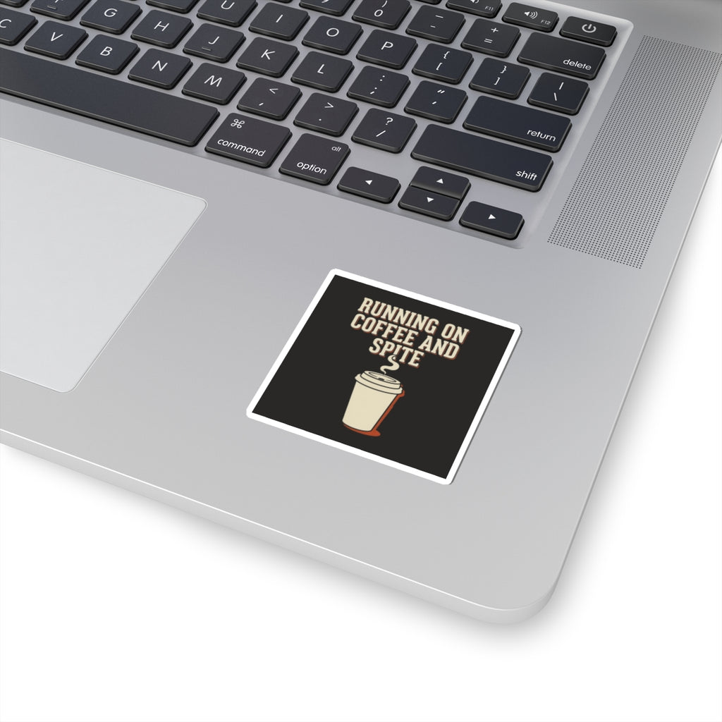 Running On Coffee And Spite Sticker