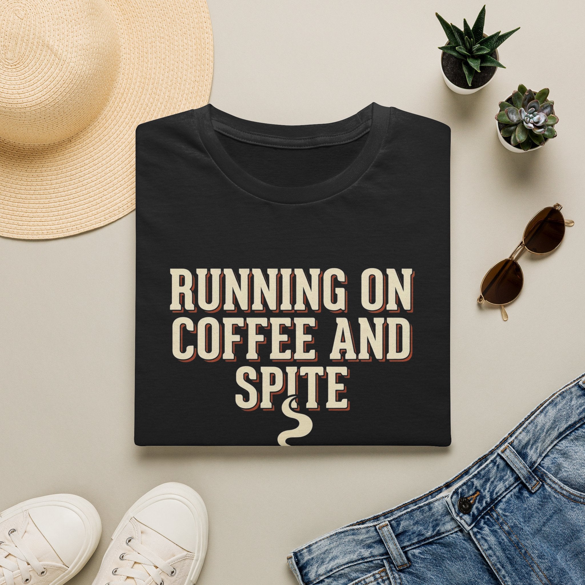 Running On Coffee And Spite T-Shirt