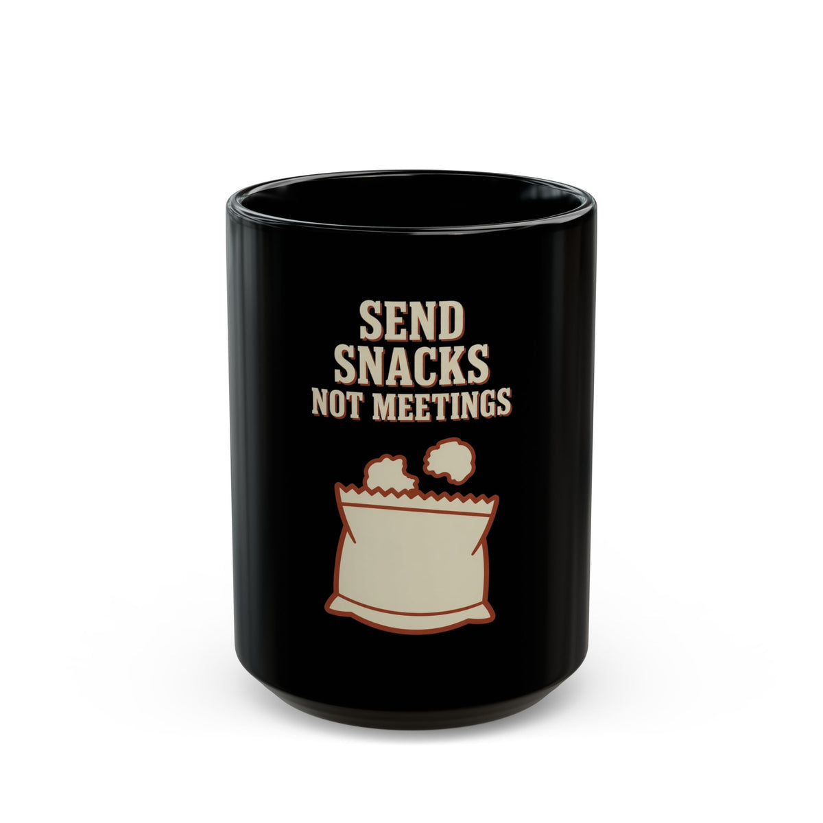 Send Snacks Not Meetings Mug
