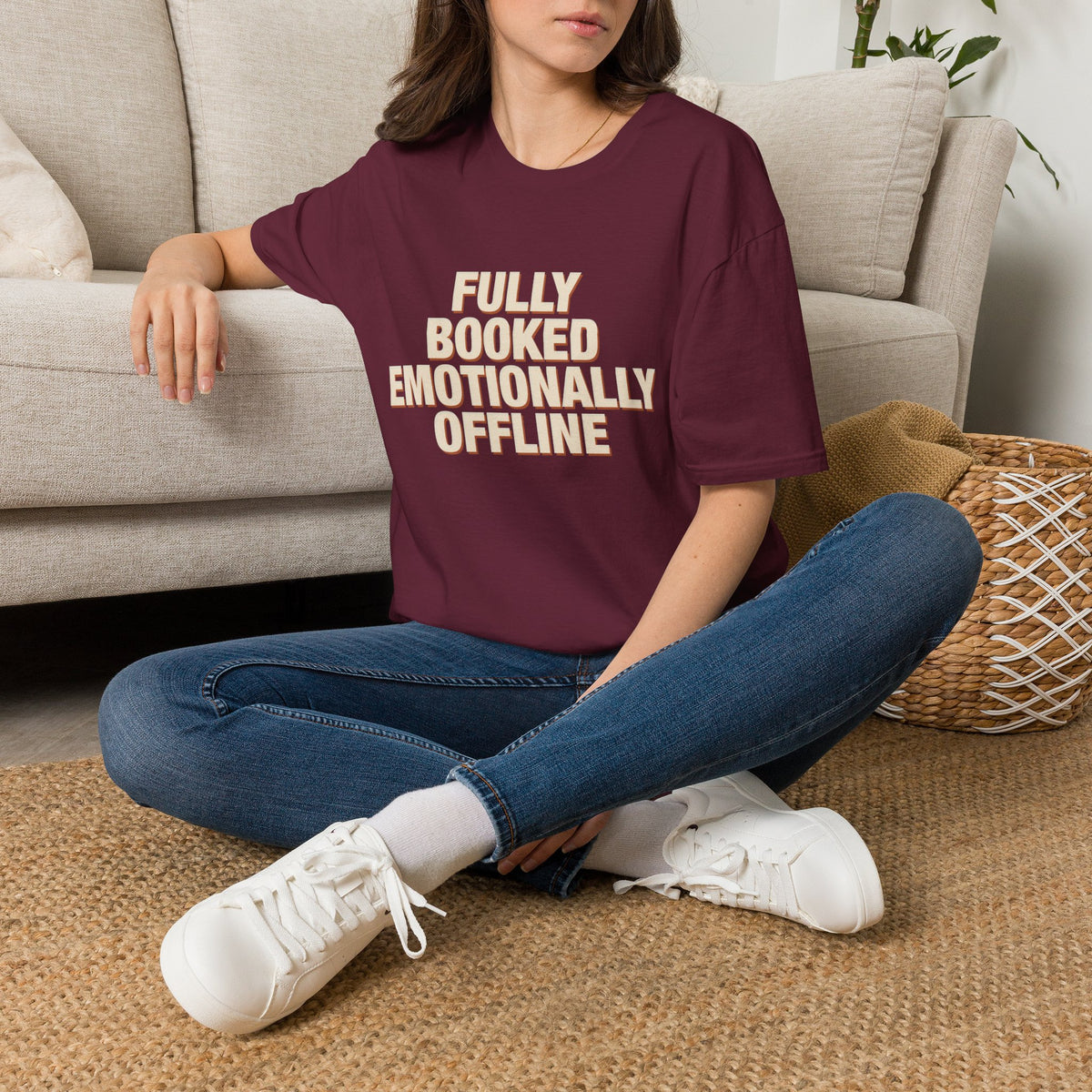 Fully Booked Emotionally Offline T-Shirt