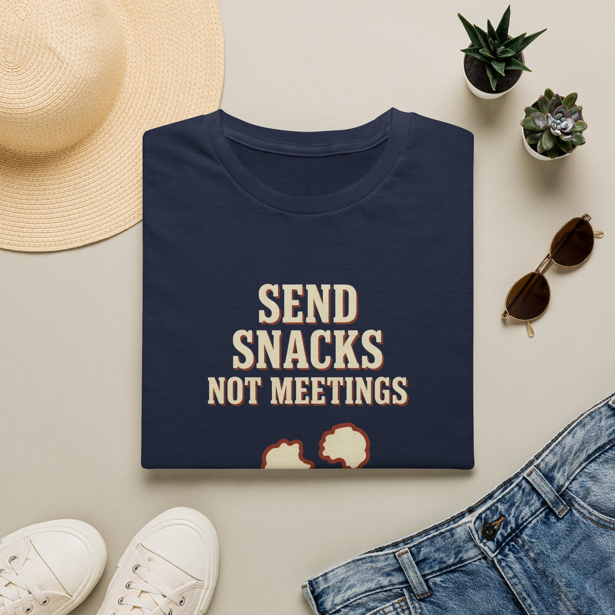 Send Snacks Not Meetings T-Shirt