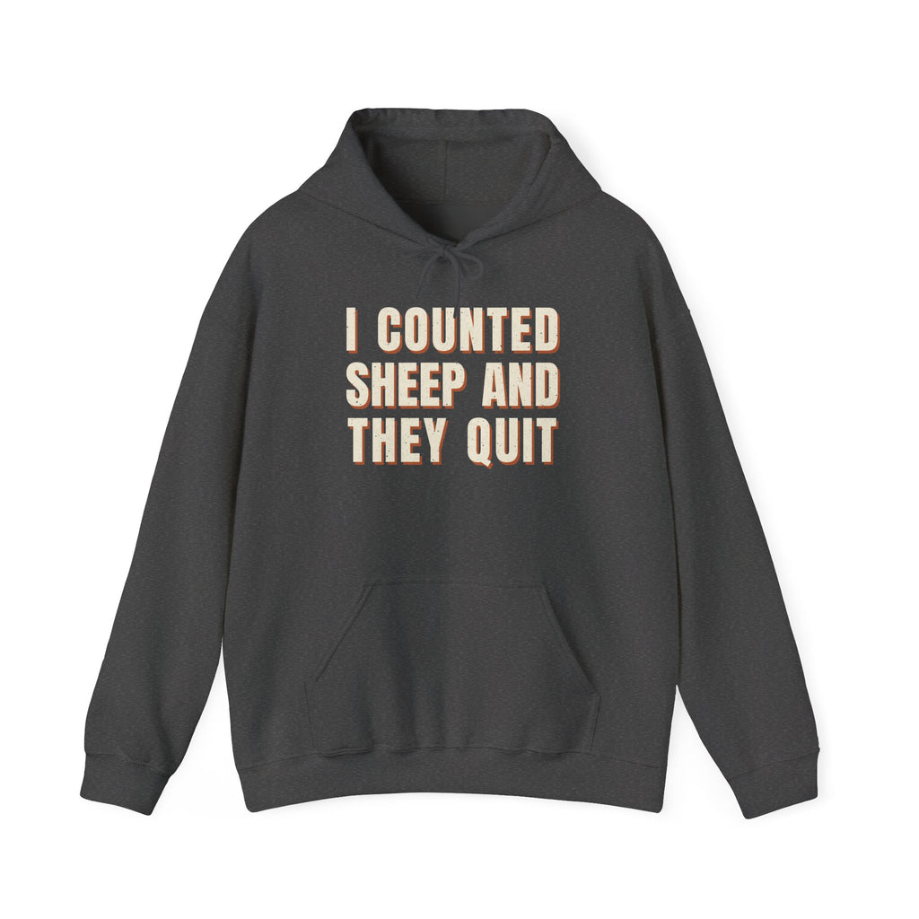 I Counted Sheep And They Quit Hoodie