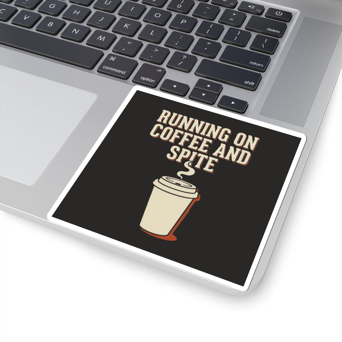 Running On Coffee And Spite Sticker
