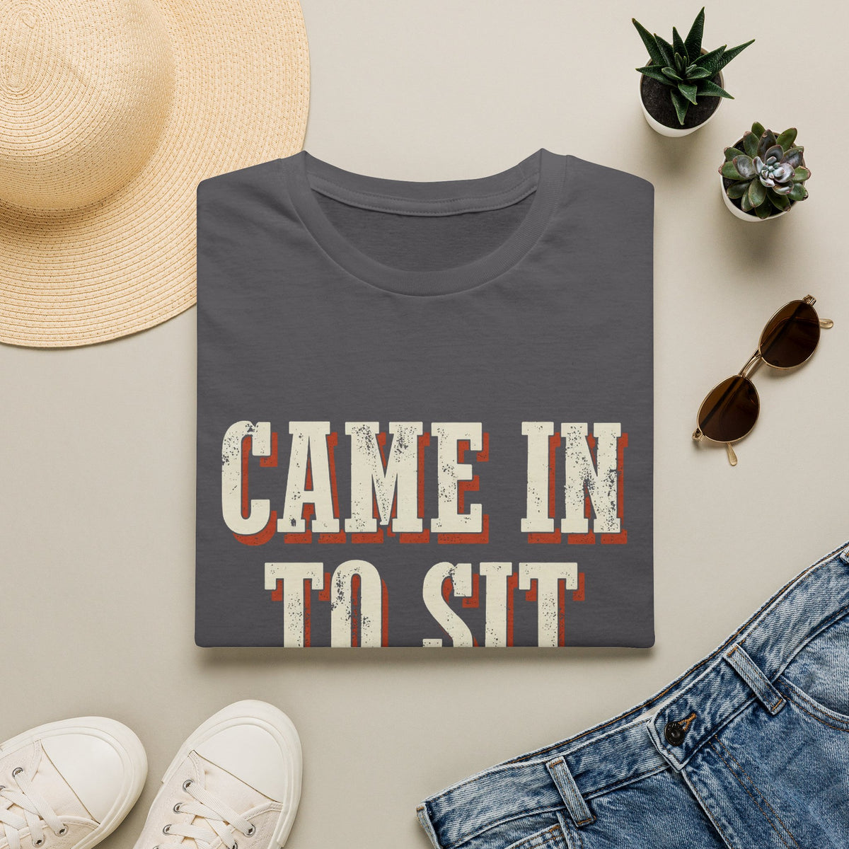 Came In To Sit On Mute T-Shirt