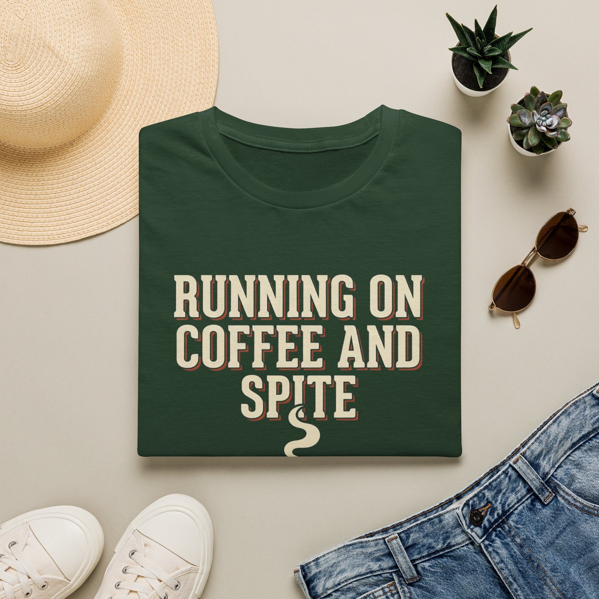 Running On Coffee And Spite T-Shirt