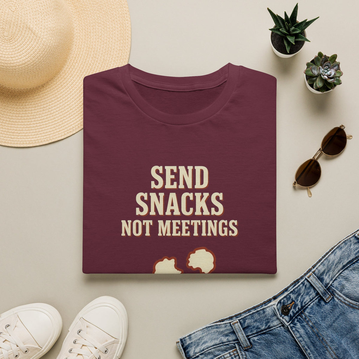 Send Snacks Not Meetings T-Shirt