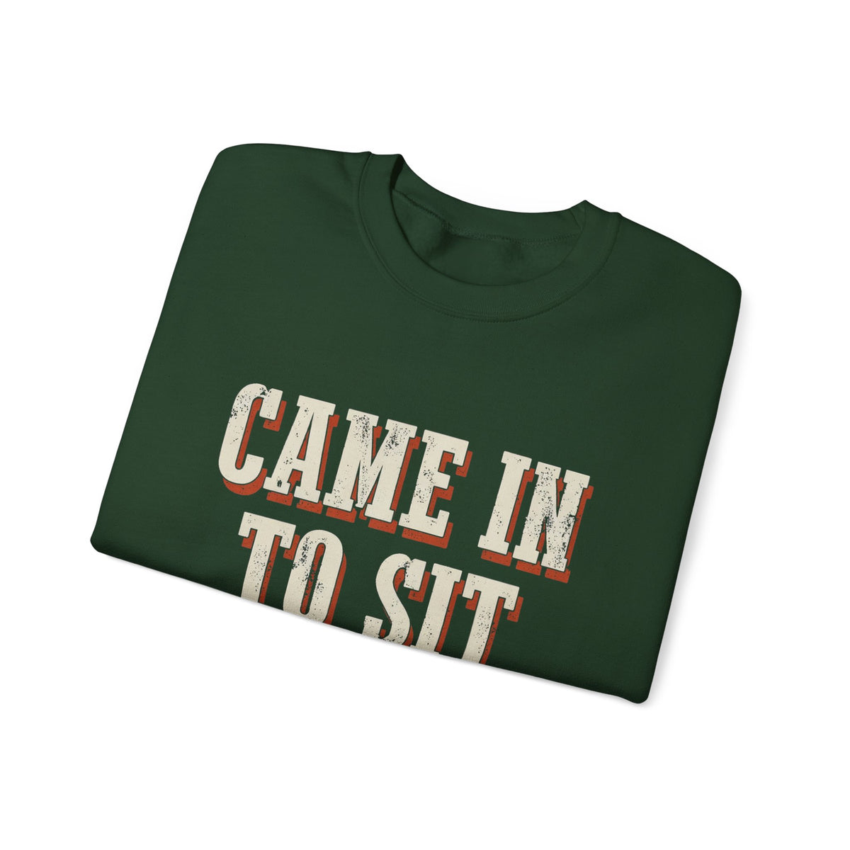 Came In To Sit On Mute Sweatshirt