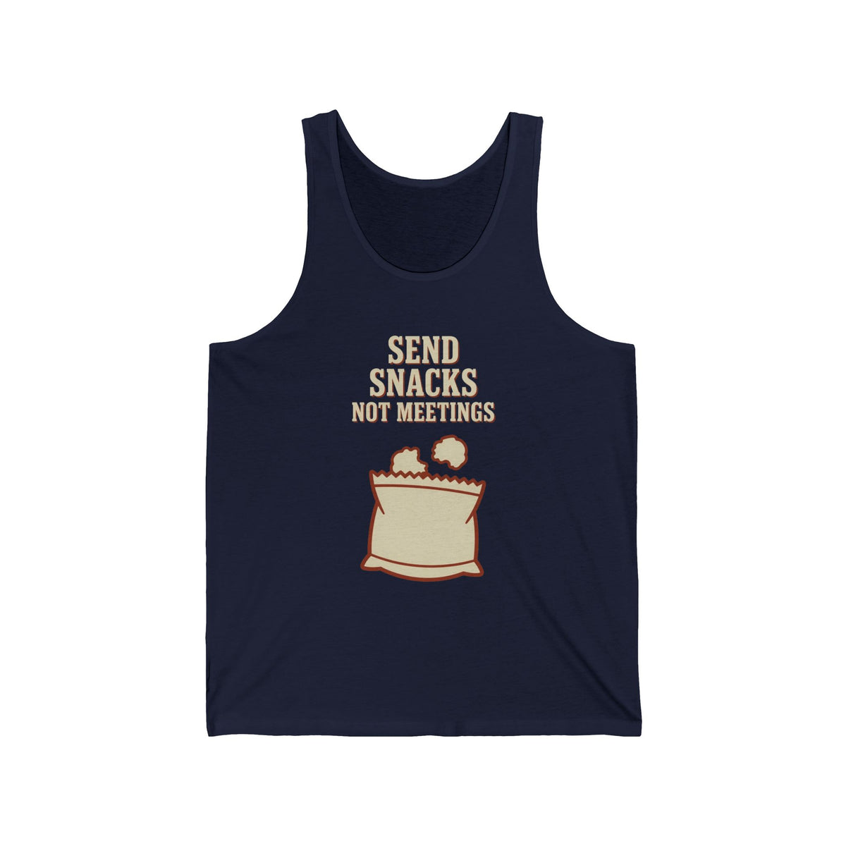 Send Snacks Not Meetings Tank Top