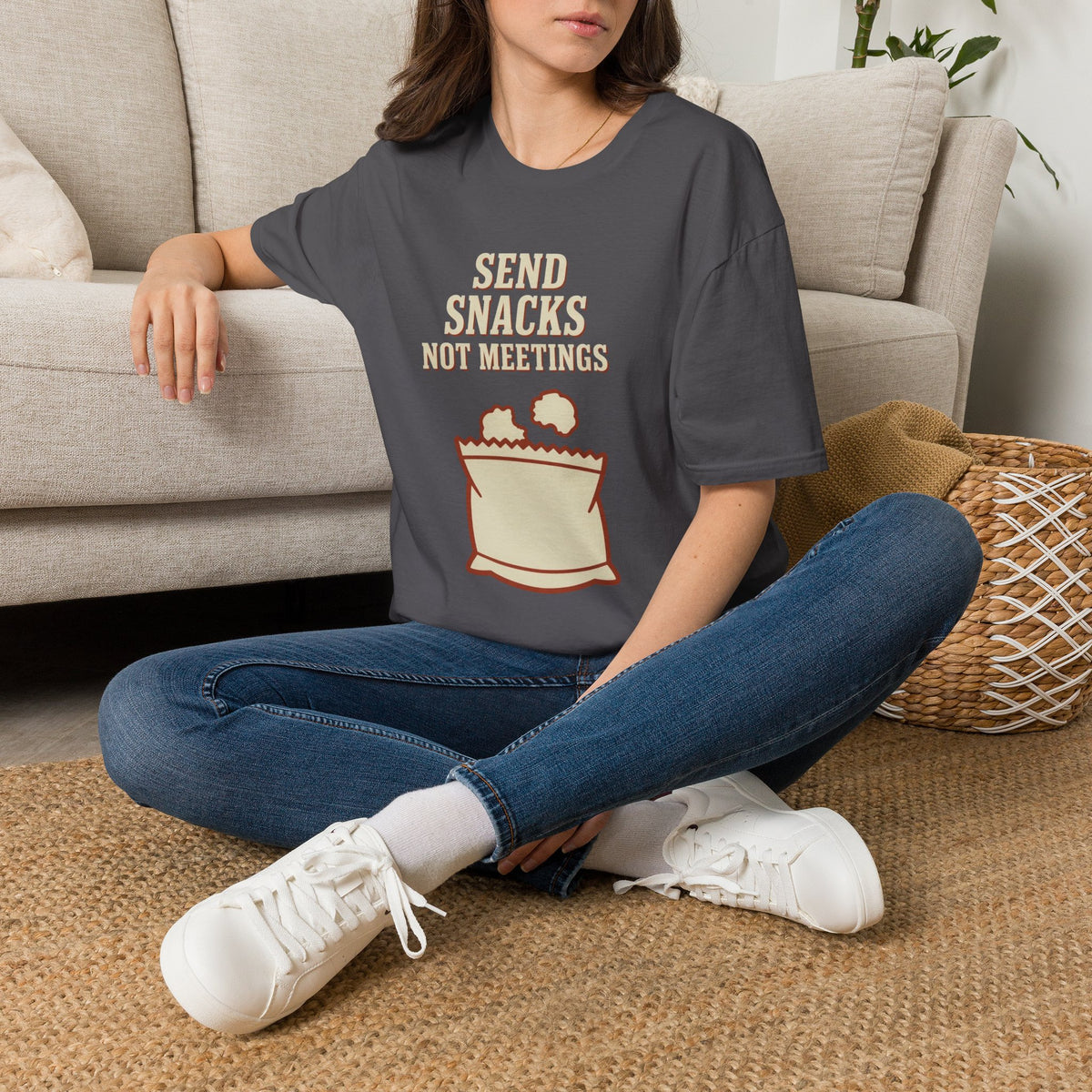 Send Snacks Not Meetings T-Shirt