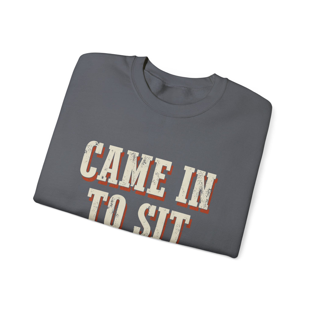 Came In To Sit On Mute Sweatshirt
