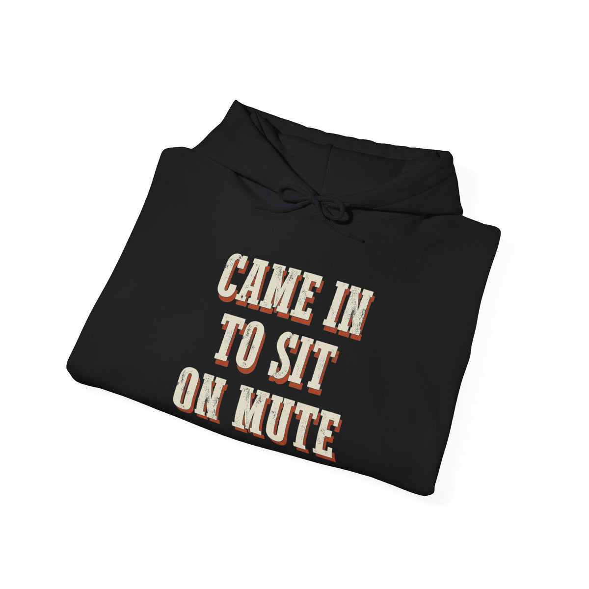 Came In To Sit On Mute Hoodie