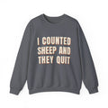 I Counted Sheep And They Quit Sweatshirt