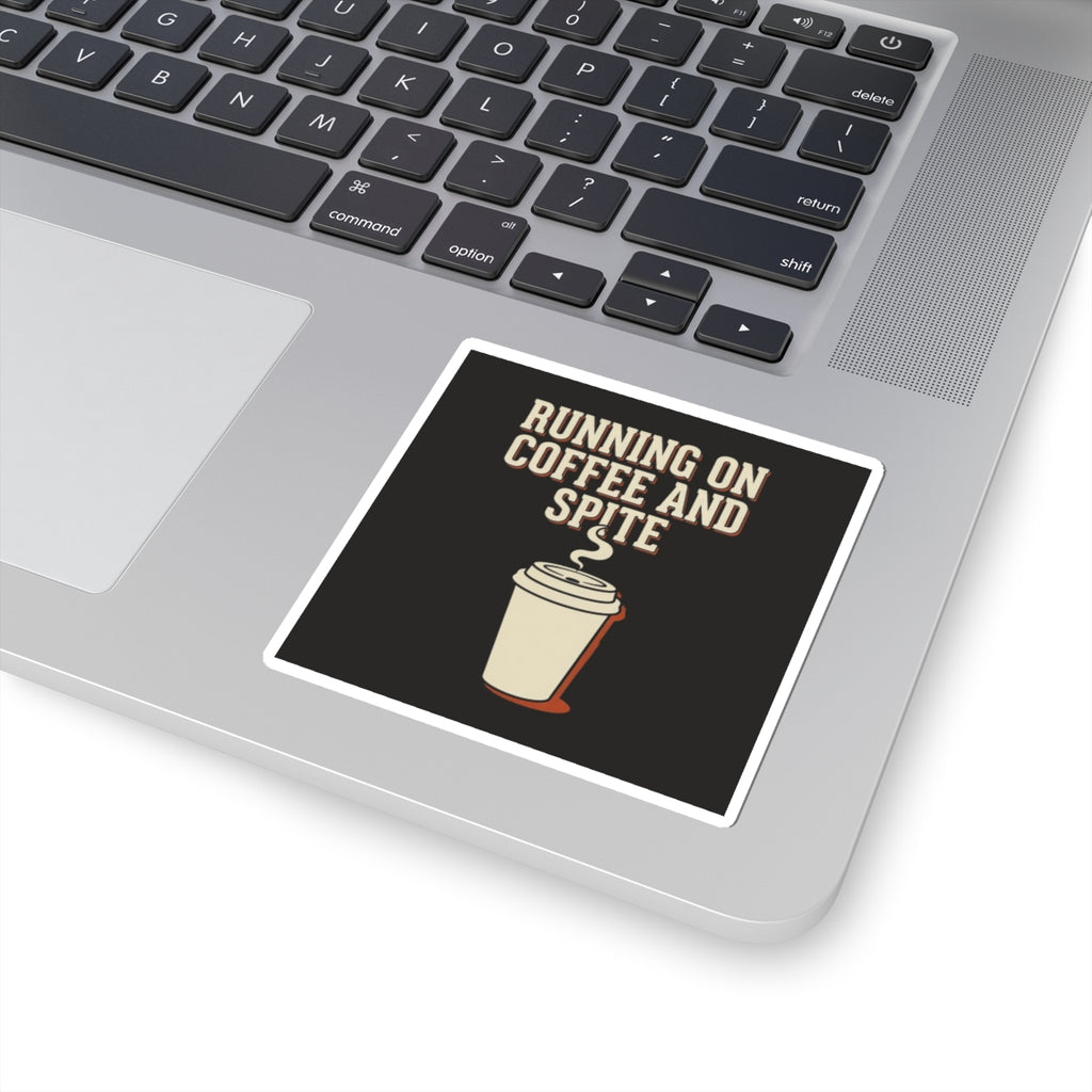 Running On Coffee And Spite Sticker