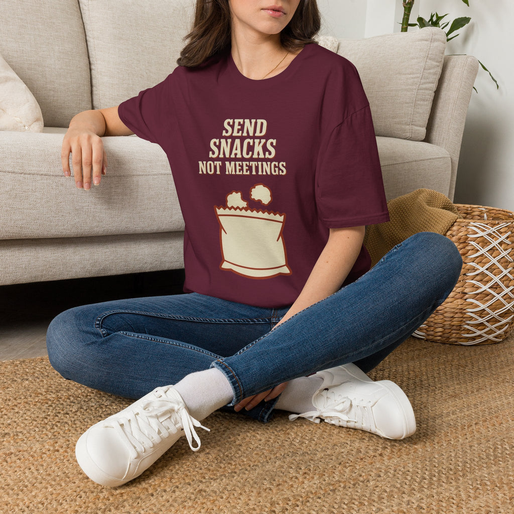 Send Snacks Not Meetings T-Shirt