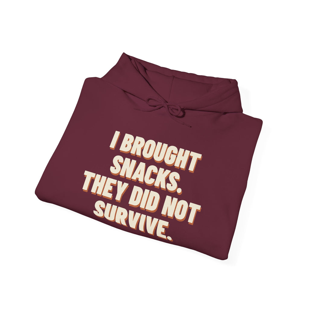 I Brought Snacks. They Did Not Survive. Hoodie