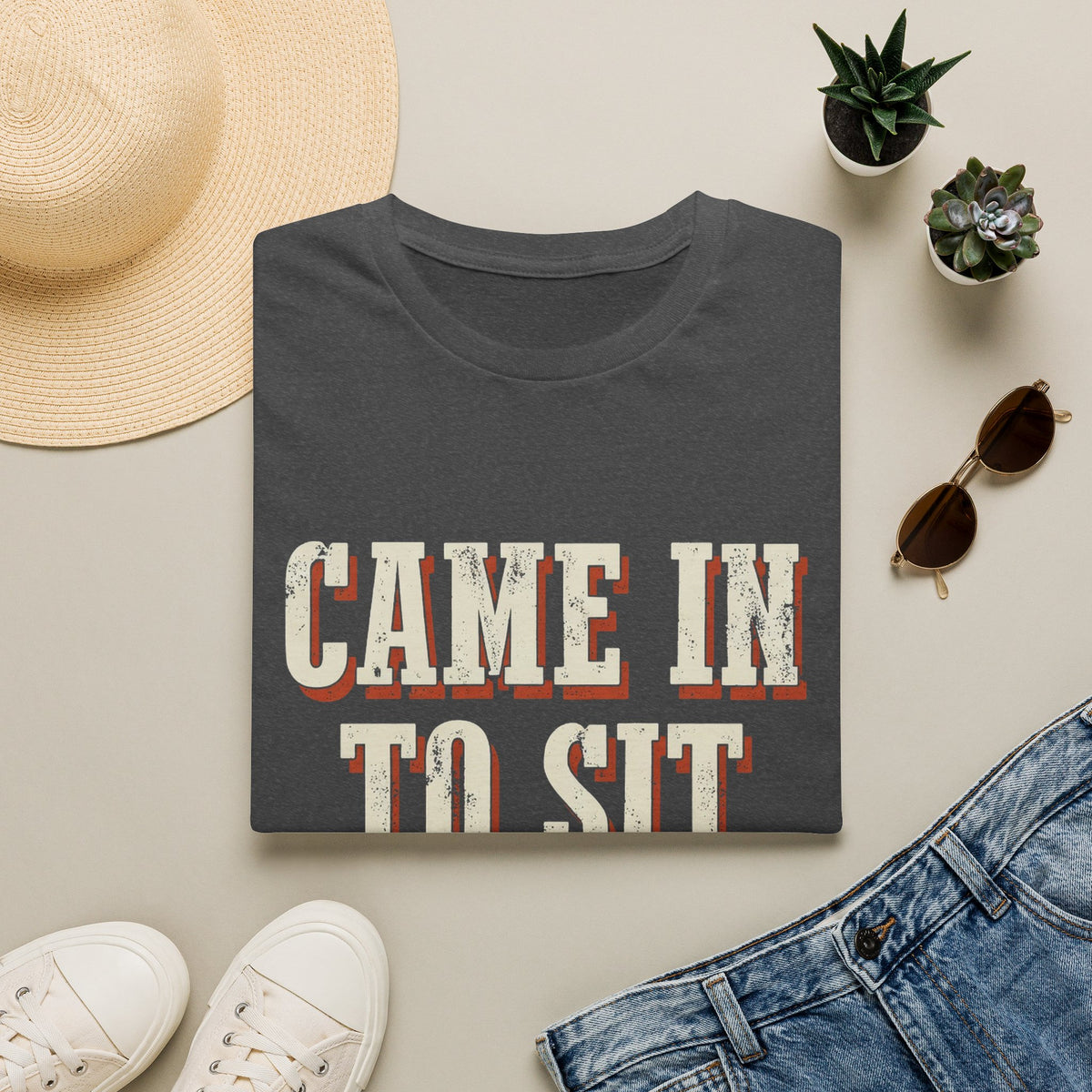 Came In To Sit On Mute T-Shirt