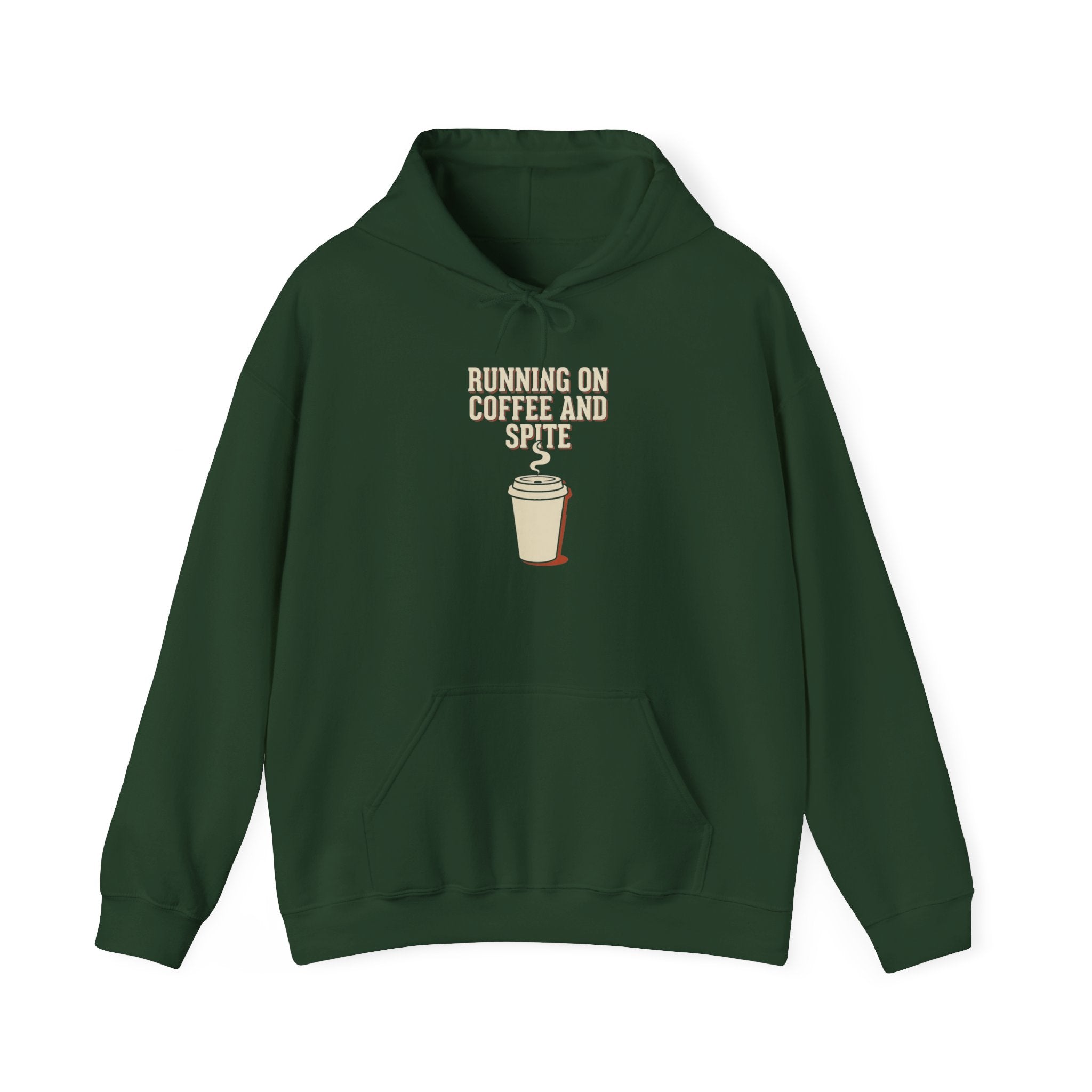 Running On Coffee And Spite Hoodie