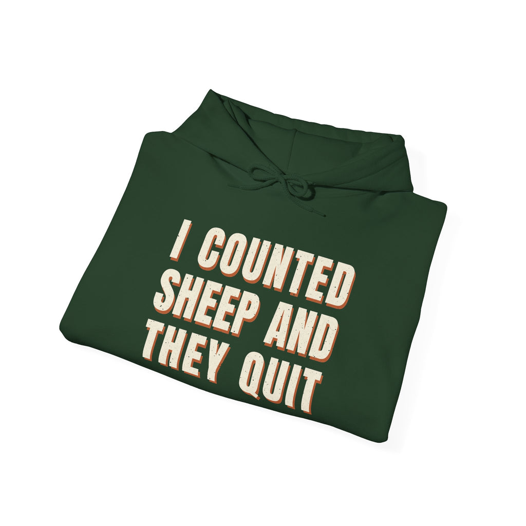 I Counted Sheep And They Quit Hoodie