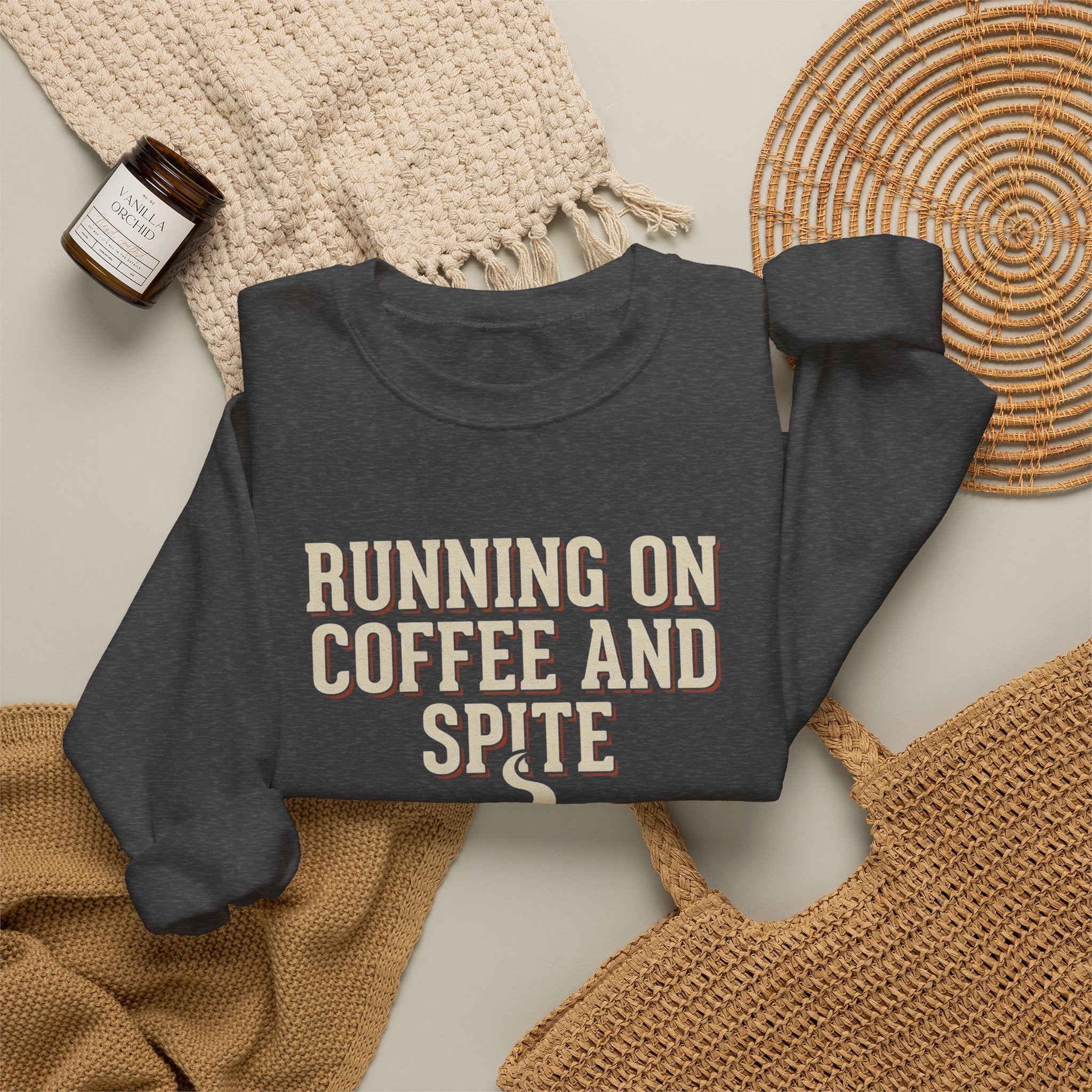 Running On Coffee And Spite Sweatshirt
