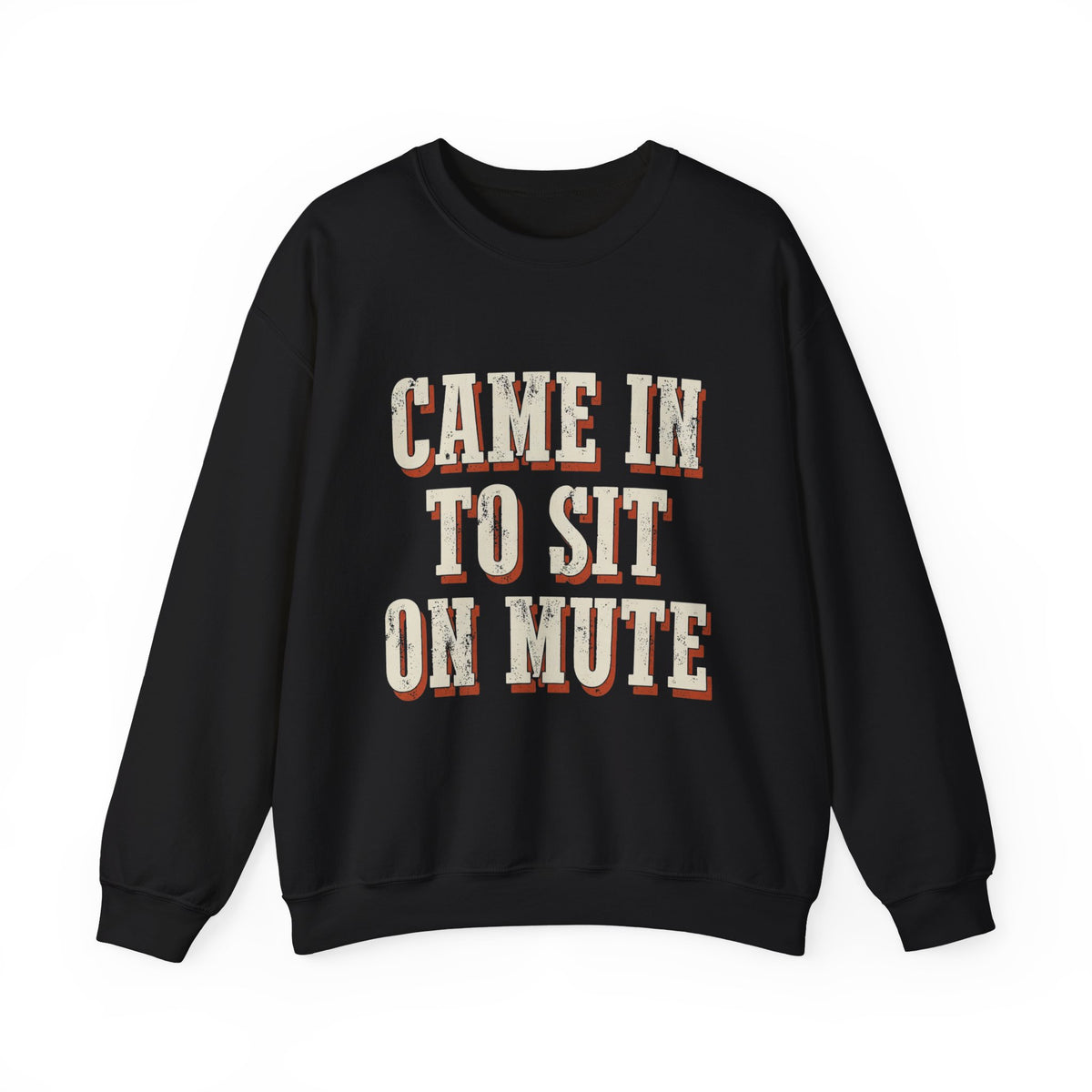 Came In To Sit On Mute Sweatshirt