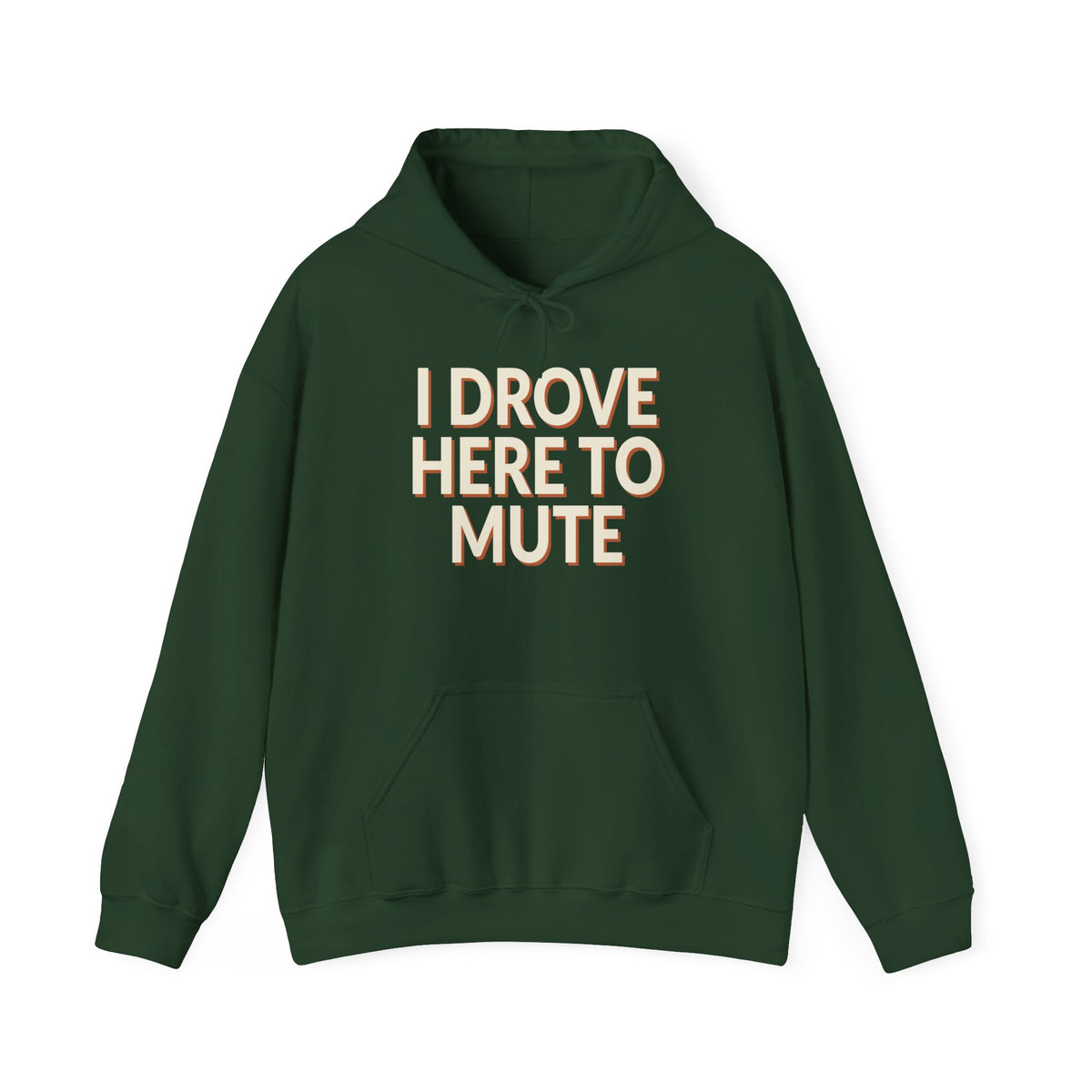 I Drove Here To Mute Hoodie