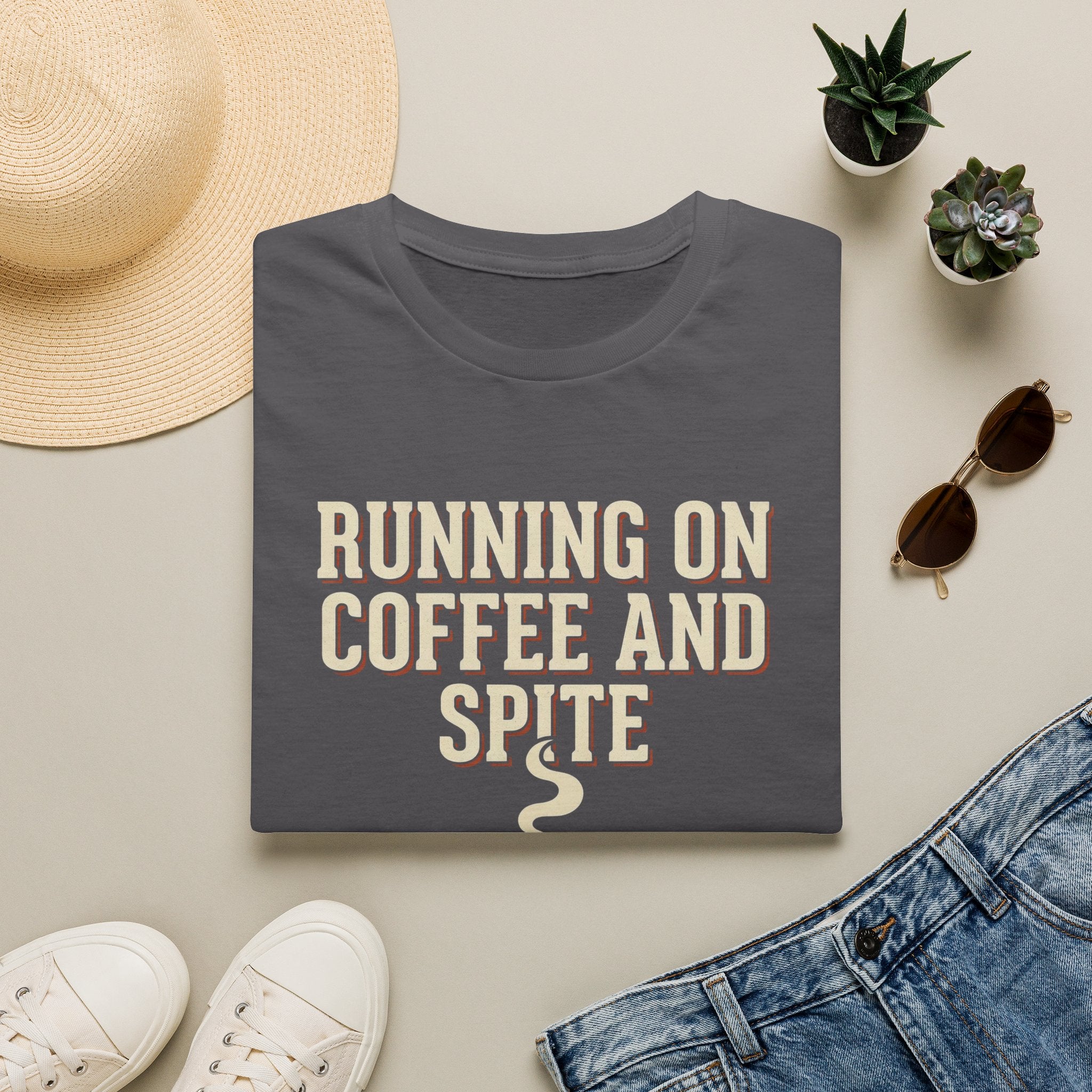Running On Coffee And Spite T-Shirt