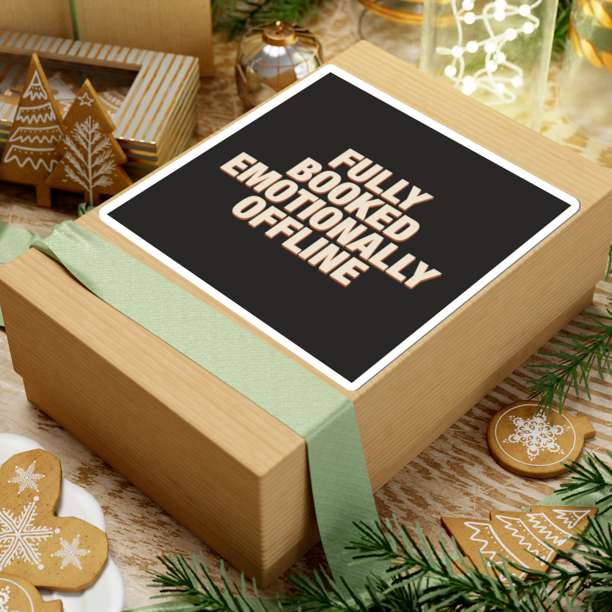 Fully Booked Emotionally Offline Sticker