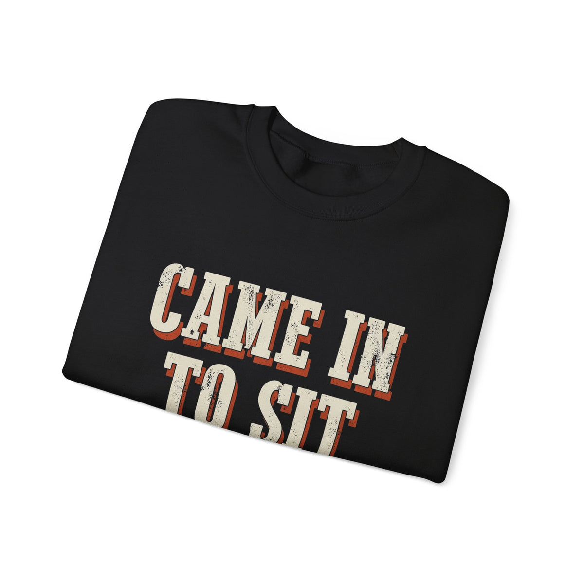 Came In To Sit On Mute Sweatshirt