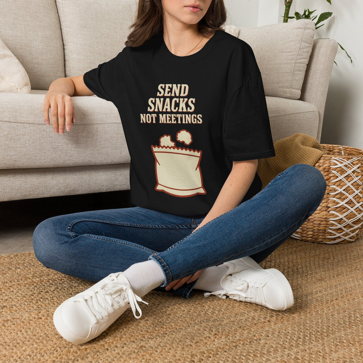 Send Snacks Not Meetings T-Shirt