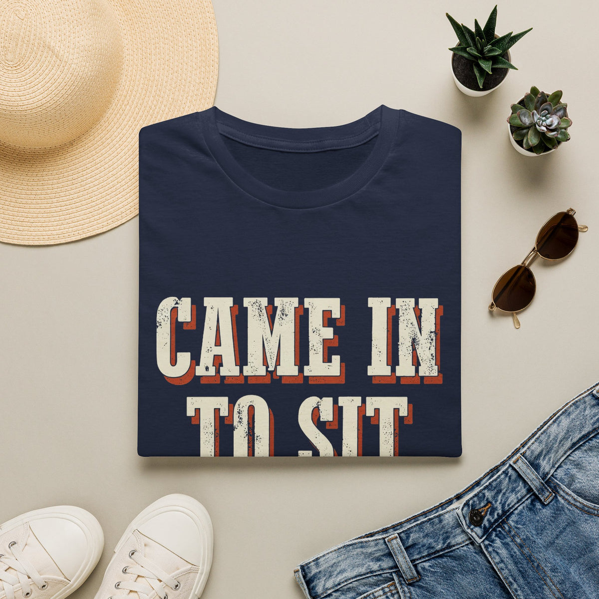 Came In To Sit On Mute T-Shirt