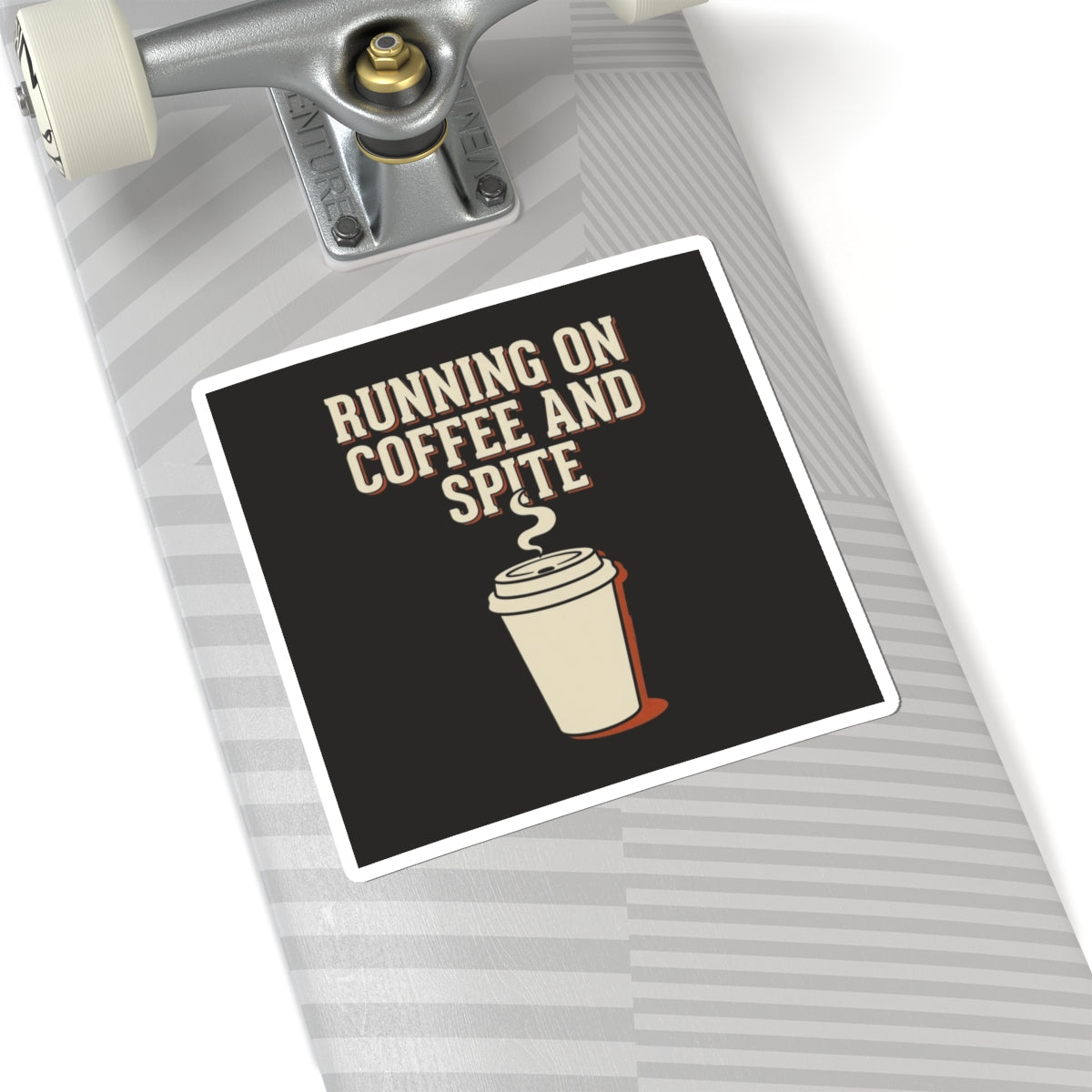 Running On Coffee And Spite Sticker