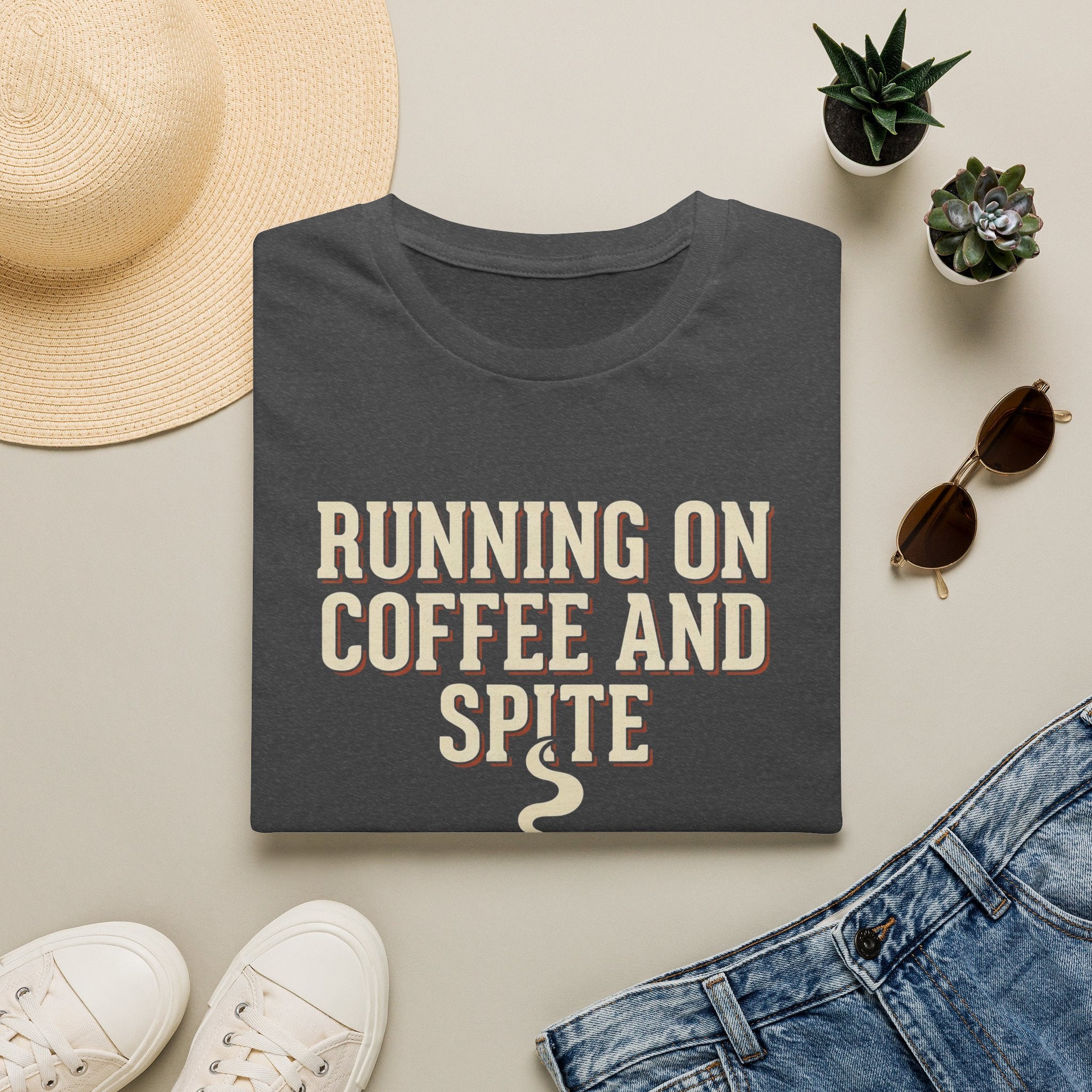 Running On Coffee And Spite T-Shirt
